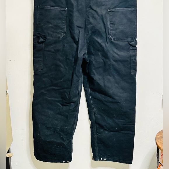 Carhartt LOOSE FIT FIRM DUCK INSULATED BIB OVERALL 42 x 30 - Picture 7 of 10